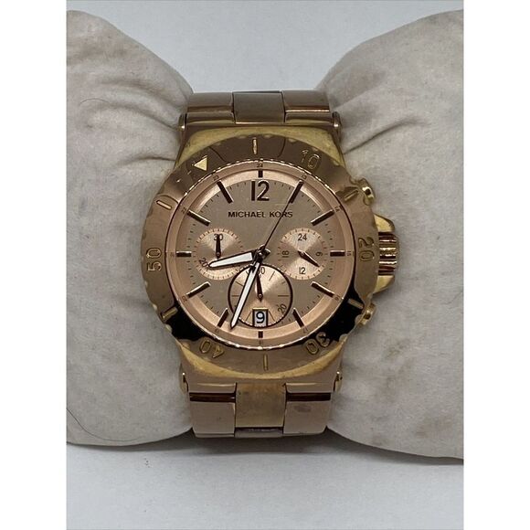 Michael Kors MK5314 Women's Rose Gold Stainless Steel Analog Dial Watch MP836 - Picture 1 of 12